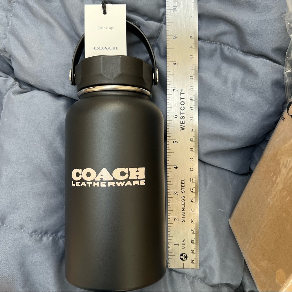 Coach Black Water Bottle - Picture 6 of 12